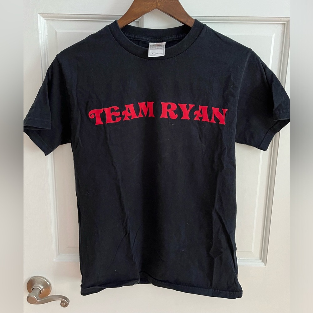 Team Ryan black tshirt